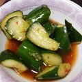 ✴秋茜✴'s cooksnap of when they made ピリ辛♪簡単♪きゅうりのおつけもの.