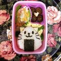 虹空ゆちゃ's cooksnap of when they made デコ弁♡ネコちゃんおにぎり弁当.