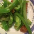 1035's cooksnap of when they made テンペとピーマンの香ばし焼き.