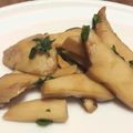 うさももぎ's cooksnap of when they made あと一品に。エリンギの大葉ぽん酢炒め.