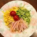cho♡'s cooksnap of when they made ＊基本の切り方＊せん切り（きゅうり）.