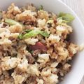 NASA☆NASA's cooksnap of when they made 母さんの味!にんにくレタス炒飯☆.