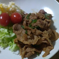 クック4ELM77☆'s cooksnap of when they made 簡単がっつり豚肉生姜焼き♩.