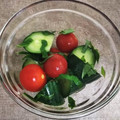 ＊coron＊'s cooksnap of when they made トマトきゅうり・青ジソの夏マリネ♪.