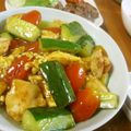 低カロ探検隊's cooksnap of when they made 鶏ささみとおばけきゅうりの台湾風炒め.