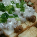 ☆shizu's cooksnap of when they made 厚揚げと納豆の簡単チーズのせ。.