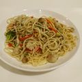 クックBHU7ME☆'s cooksnap of when they made カレイのオリーブオイルパスタ.