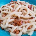 ゆでたまごの達人's cooksnap of when they made うめぇ〜♡梅マヨおかかうどん.