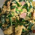 マーブルとラン's cooksnap of when they made 炒め3分！ベーコンとニラの卵炒め.