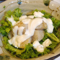 るちあママ's cooksnap of when they made わさび菜とホタテのサラダ☆柚子マヨソース.