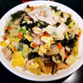 カヲルぅーたん's cooksnap of when they made 生姜香る！ワカメと卵の野菜炒め.