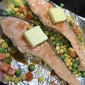 LISA♡LISA's cooksnap of when they made 鮭切身＆野菜ミックスのしょう油バター焼き.