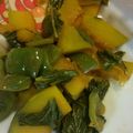 クックO16FRJ☆'s cooksnap of when they made 空芯菜と夏野菜の甘酢炒め.