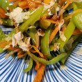 クック0KFDPJ☆'s cooksnap of when they made ピーマンと人参のあっさり和風炒め.