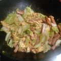 クックZ517T3☆'s cooksnap of when they made 焼豚キャベツのふんわり卵炒め.