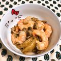 ゆにこーん☆'s cooksnap of when they made 海老とキノコのアヒージョ 簡単美味しい.