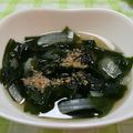 ♪快適一人暮らし♪'s cooksnap of when they made 子供と作る！生わかめのシンプルスープ.