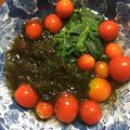 ちゃぎー's cooksnap of when they made モロヘイヤ、トマト、もずくヘルシーサラダ.
