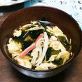 こともみ's cooksnap of when they made カニ風味♡ふんわり玉子とワカメのスープ.