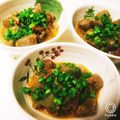 ち～ぼう's cooksnap of when they made すじ肉とこんにゃくの土手焼き.