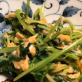 なつ★なつ's cooksnap of when they made 豆苗と卵の炒めもの☆コンソメ味.