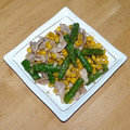 ヤス＠武州川崎's cooksnap of when they made とうもろこしとアスパラバター炒め.