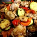 クックJOX7MA☆'s cooksnap of when they made ズッキーニと鶏肉のハニーマスタード炒め.