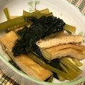 borsch's cooksnap of when they made 小松菜と油あげの生姜入り煮浸し.