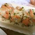 ☆Rokko☆'s cooksnap of when they made 塩鮭とカイワレのマヨおにぎり.