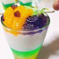 はるぱる519's cooksnap of when they made 色が変わる紫陽花ゼリーパフェ.