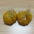 YorozUta's cooksnap of when they made 簡単♪材料３品！南瓜のきんちゃくデザート.