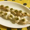 いお。's cooksnap of when they made 焼き鳥( *'3`)ﾉササミ柚子わさび.