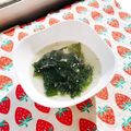 あやちん０８１６'s cooksnap of when they made ❁創味シャンタンDXでわかめスープ❁.