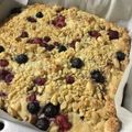 ancocoaちゃん's cooksnap of when they made 糖質制限☆クランブルベリーチーズケーキ.