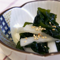 ピンクのたまご's cooksnap of when they made 大根とワカメの酢のもの.