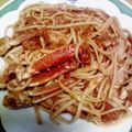 ひまわりベーカリー's cooksnap of when they made 渡り蟹のトマトクリームスパ♡.