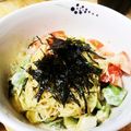 ☆Tropical☆'s cooksnap of when they made アボカドとトマトとツナのパスタ.