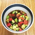 クックN327EJ☆'s cooksnap of when they made トマトアボカドもずく酢サラダ♪.