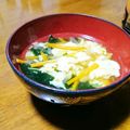 猫のオソマ's cooksnap of when they made 母直伝♡たまごフワフワわかめスープ♡.