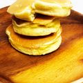 チロルルチョココ's cooksnap of when they made カリカリふわふわ分厚いパンケーキ！.