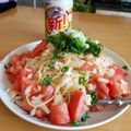 okazakana's cooksnap of when they made 【簡単】旦那大絶賛の冷製トマトパスタ♡.