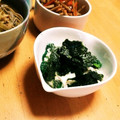 ハチワレねこ's cooksnap of when they made 簡単☆モロヘイヤと豆腐のわさび和え.
