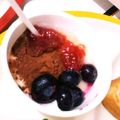 choco831's cooksnap of when they made パティシエの味！？ココアベリーヨーグルト.