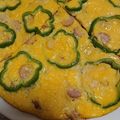 クックZCV6BF☆'s cooksnap of when they made ウインナーとピーマンのチーズオムレツ.
