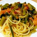 mo＊mo's cooksnap of when they made つるむらさきの夏ぅ～な☆トマトパスタ.
