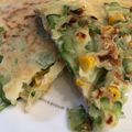 ☆tzuyuペン♡'s cooksnap of when they made シャキシャキ＆苦くない！？ゴーヤのお焼き.