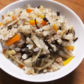 ai♡cooking's cooksnap of when they made ☆炊飯器で簡単♪合挽き肉のひじきご飯☆.