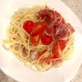 ぱぴぷーぷ's cooksnap of when they made 生ハムとトマトの冷たいパスタ.