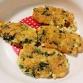 さとりざ's cooksnap of when they made 離乳食中期からのほうれん草チーズおやき.