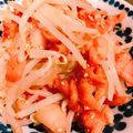 うみ弁's cooksnap of when they made 鶏皮ともやしのポン酢和え（ラー油入り）♡.